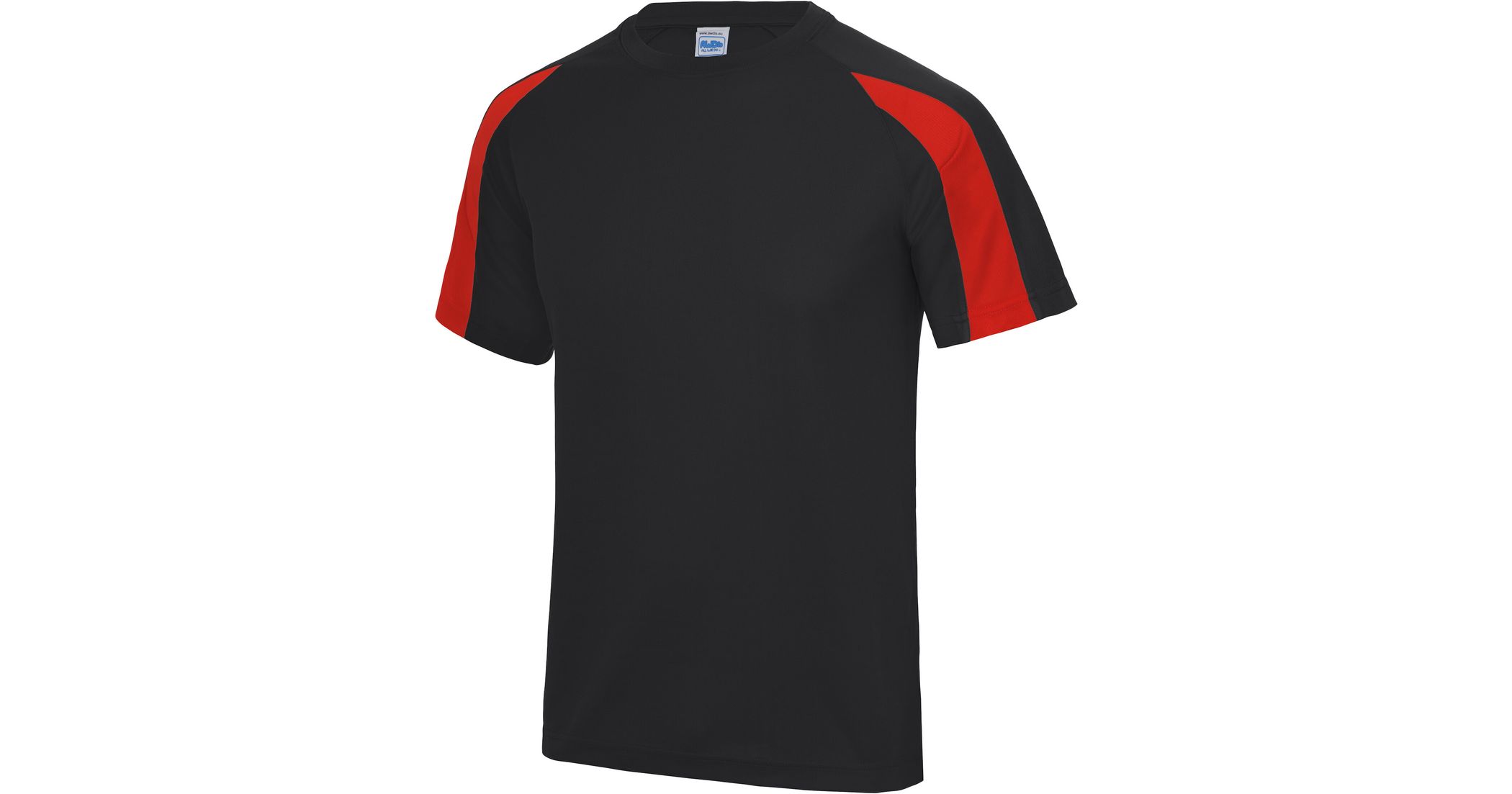 Contrast cool t AWDIS JUST COOL jc003 personnalisation - Jet black fire red