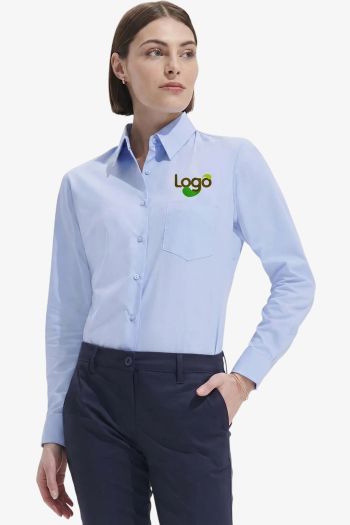 Image produit Camisa Executive para mujer de popelina manga larga 16060