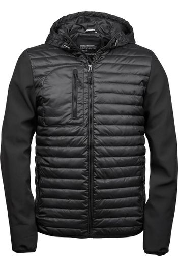 Kurtka z kapturem 9628 - Black / Black