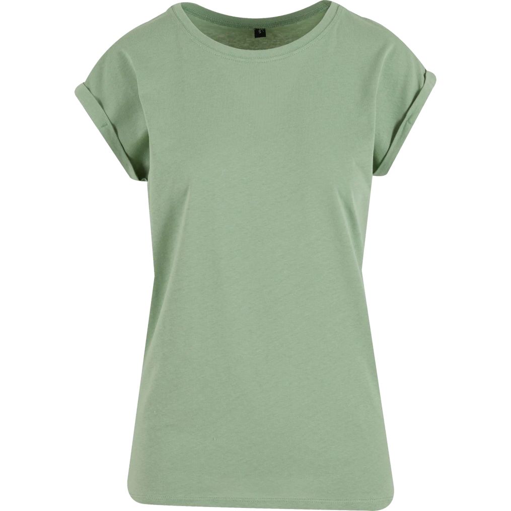 Image produit Camiseta Ladies extended shoulder Tee camisa algodão viscose by021