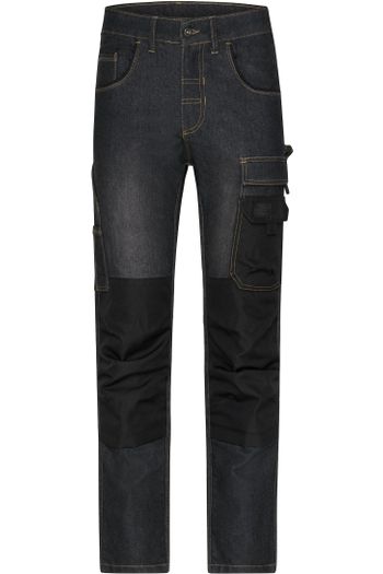 Workwear stretch-jeans jn875 - Black denim