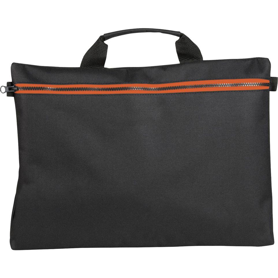 black/orange