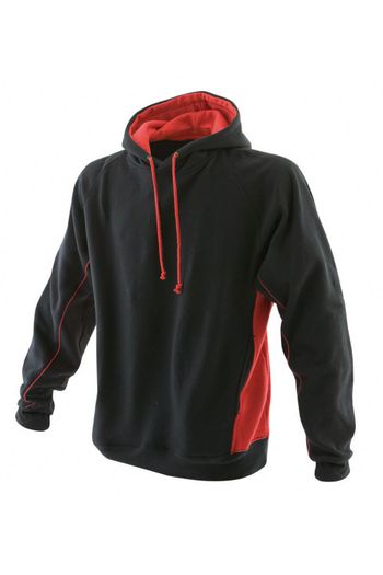 Sudadera con capucha contrastada lv335 - Black / Red