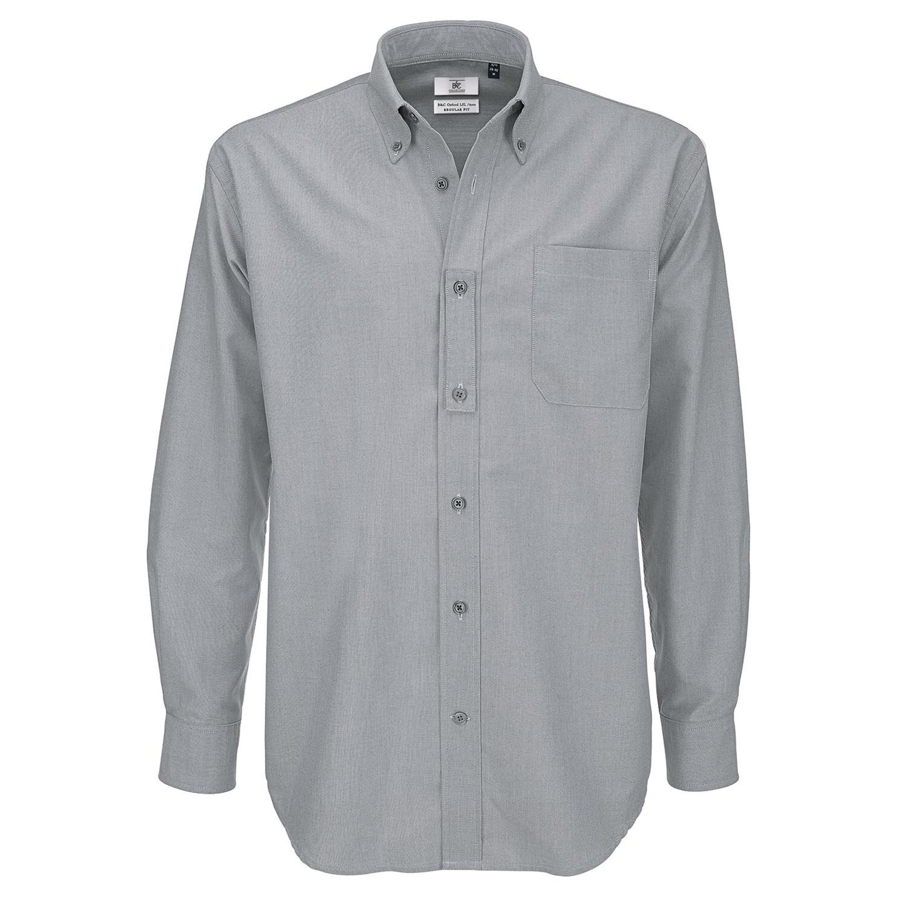 Camisa Oxford de algodón poliéster smo01 - Silver moon