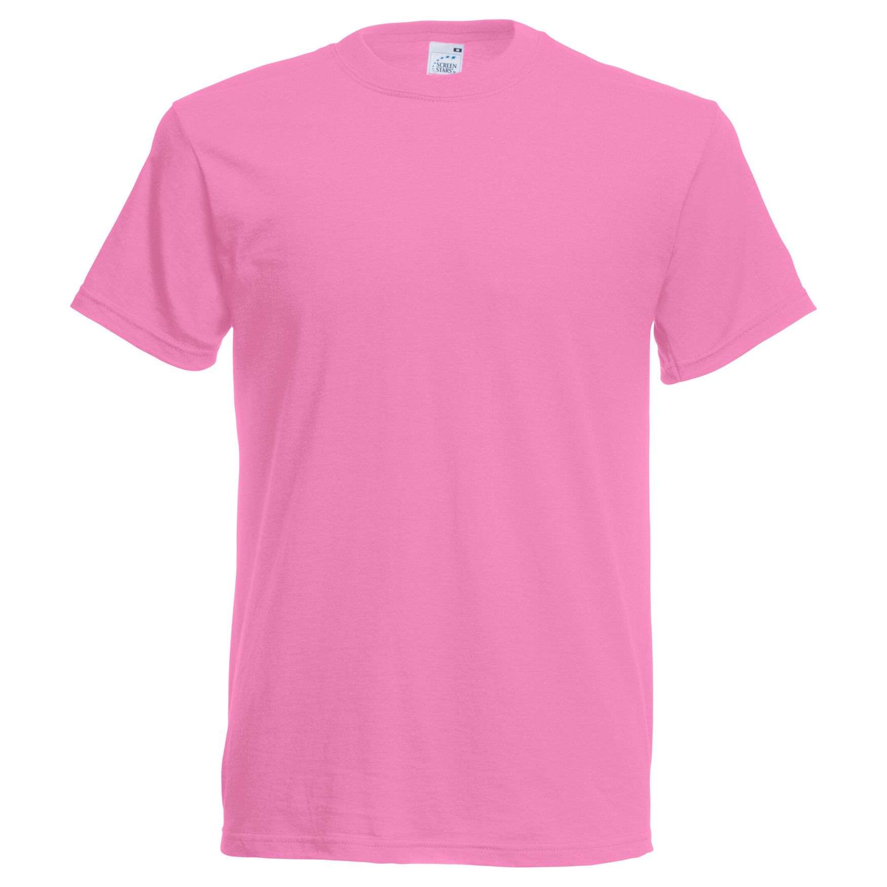 Original t T-shirt tubular knit double stitching 61-082-0 - Rose pink