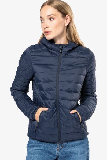 Image produit Jaqueta de penugem leve com capuz mulher k6111