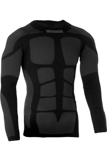 Nikos Thermo tee-shirt Langarm 23mun1501 - Black