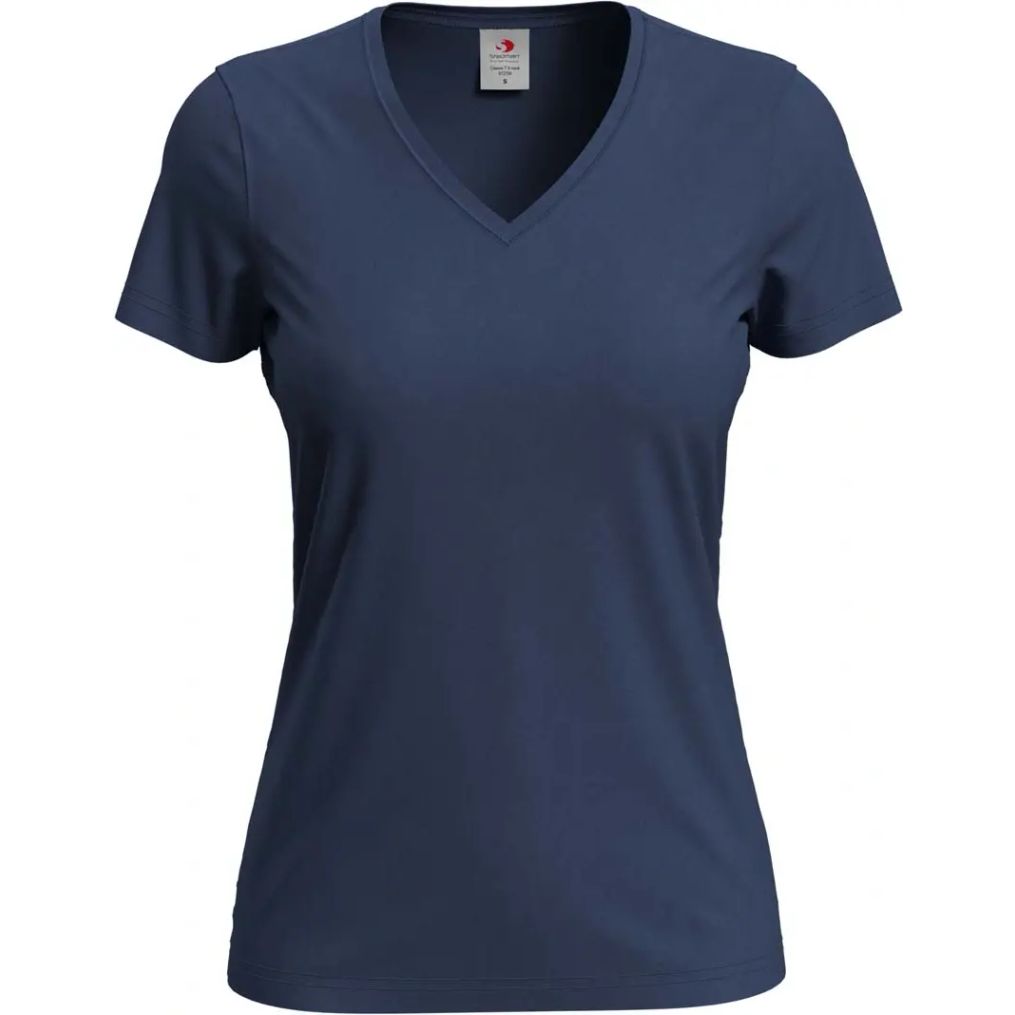 Image produit Classic-t v-neck Camisa de malha de algodão st2700