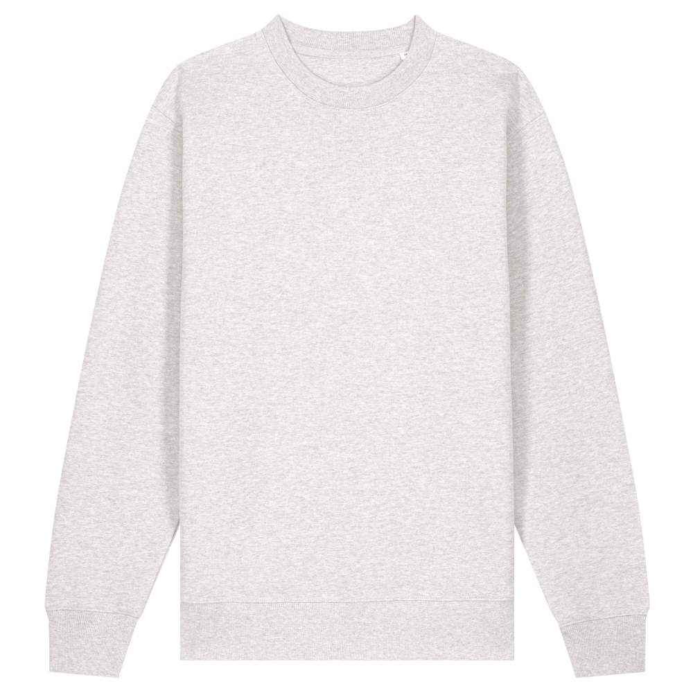 Cambio 2.0 Maglione in cotone biologico personalizzazione stsu178 - Cool heather grey