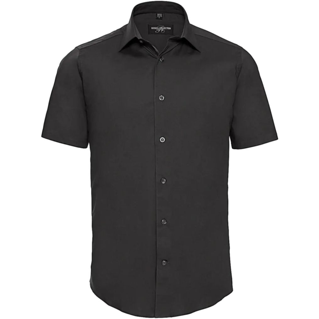 Image produit Chemise Stretch Ajustée Manches Courtes Homme Herren-Slim-Fit-Hemd 0r947m0