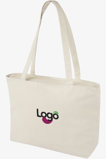 Image produit Bolsa de compras con cremallera de algodón Ningbo 15l 120331