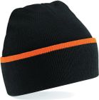 black/orange