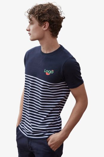 Image produit Short sleeve Breton tee-shirt fr135