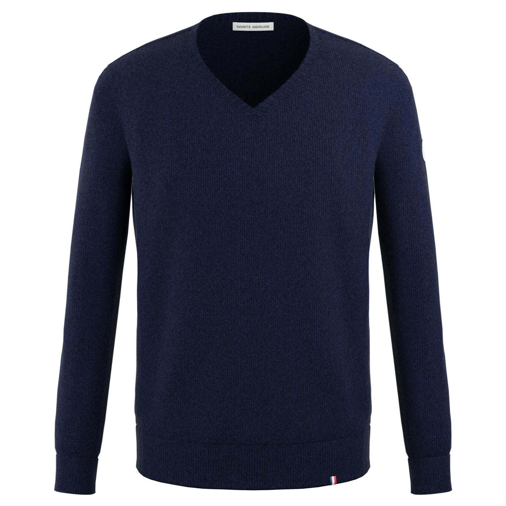 Henri Pull laine mérinos 503 - Bleu fonce chiné