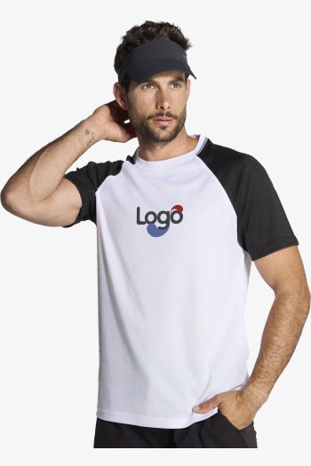 Image produit Sport contrast man baseball tee shirt polyester sportctrm