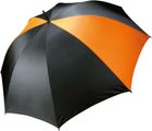 black/orange