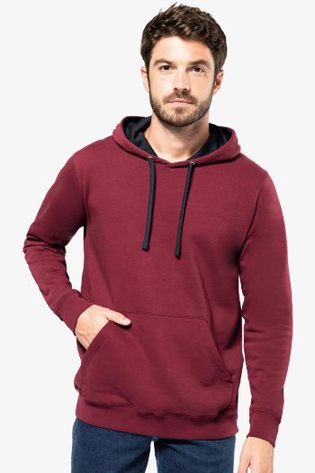 Image produit Sudadera con capucha bicolor k446