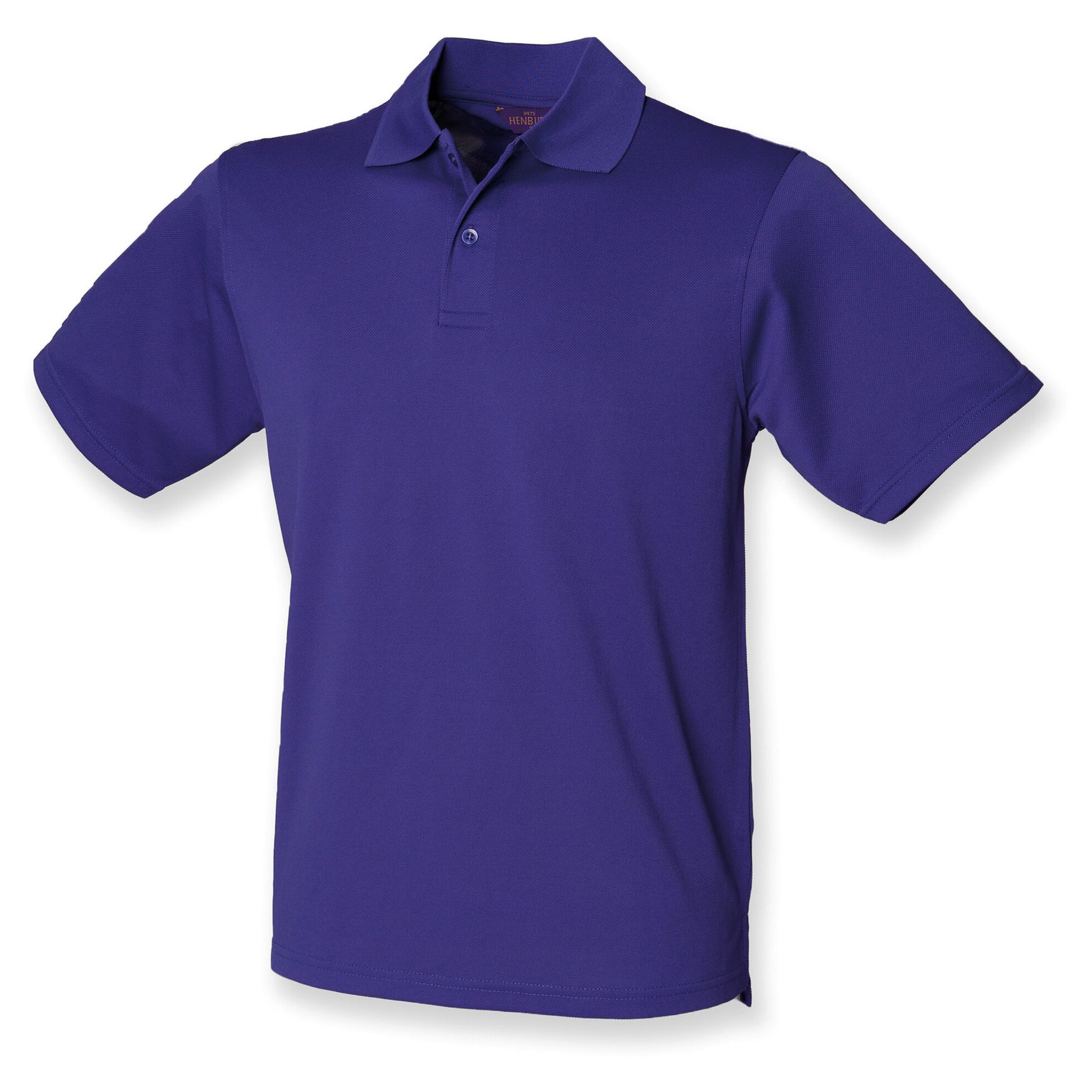 Men's coolplus polo shirt Polo polyester micro piqué h475 customized - Bright purple