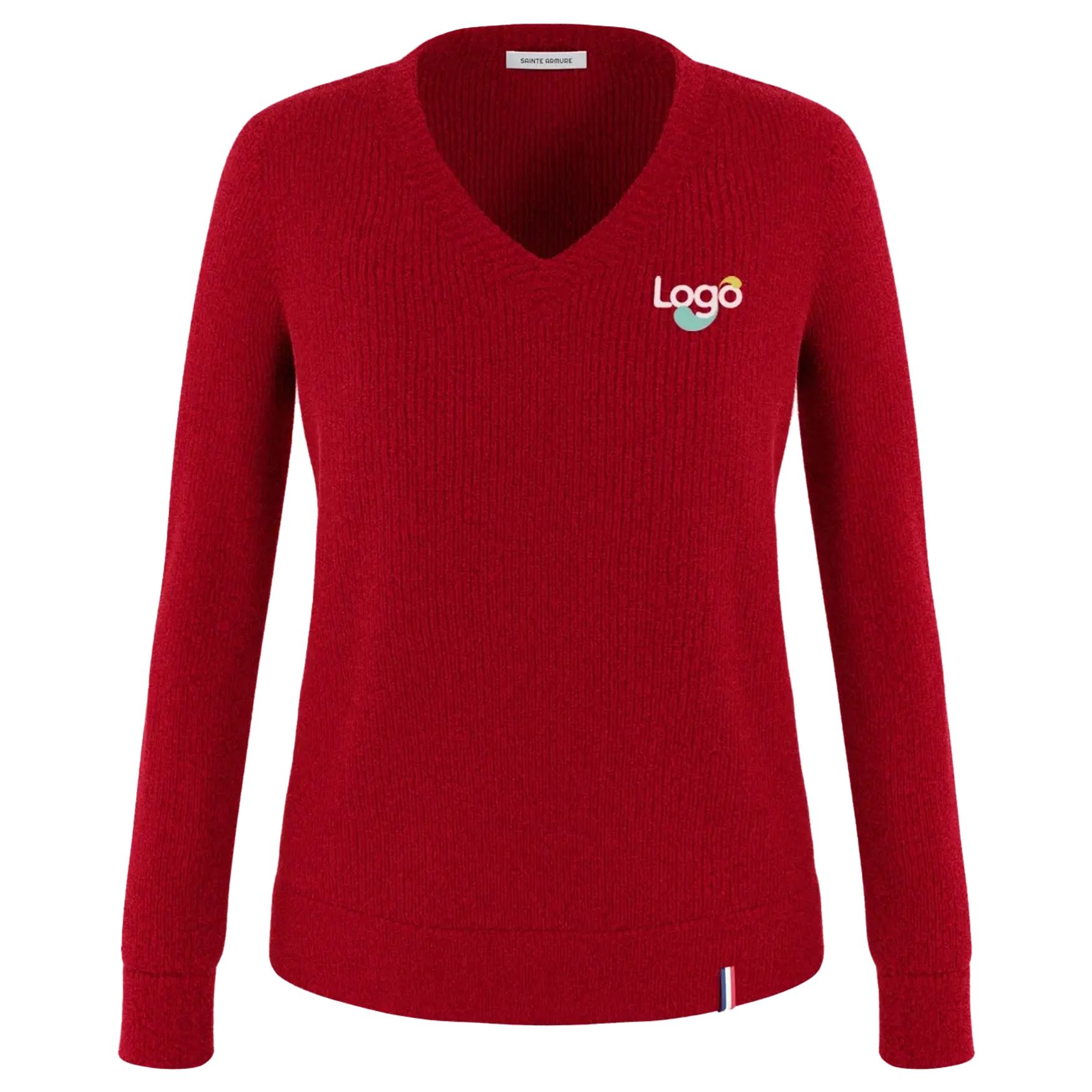 Origen cuello v mujer 6 personalización - Pop
