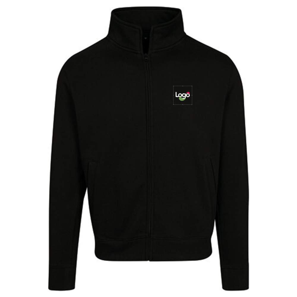 Gilet con zip collo alto by106 personalizzato - Black