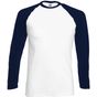 Image produit Camiseta de manga larga de algodón interlock raglan 61-028-0