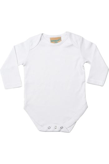 Body för barn med långa ärmar lw052 - White