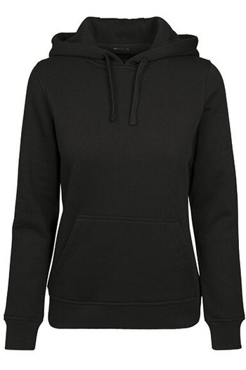 Sudadera de mercancías para señoras Sweat shirt de algodón suave by087 - Black