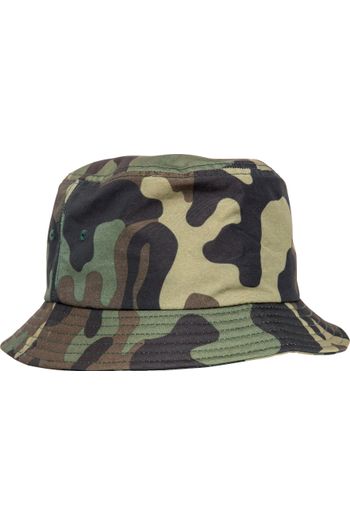 Camo bucket hat Bob camuffato poliestere 5003cb - Green camo