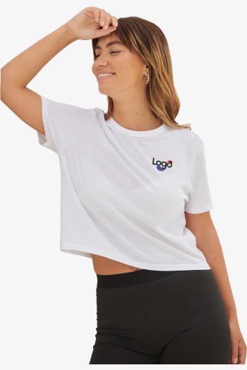 Image produit Women's cropped boxy tee-shirt sk237