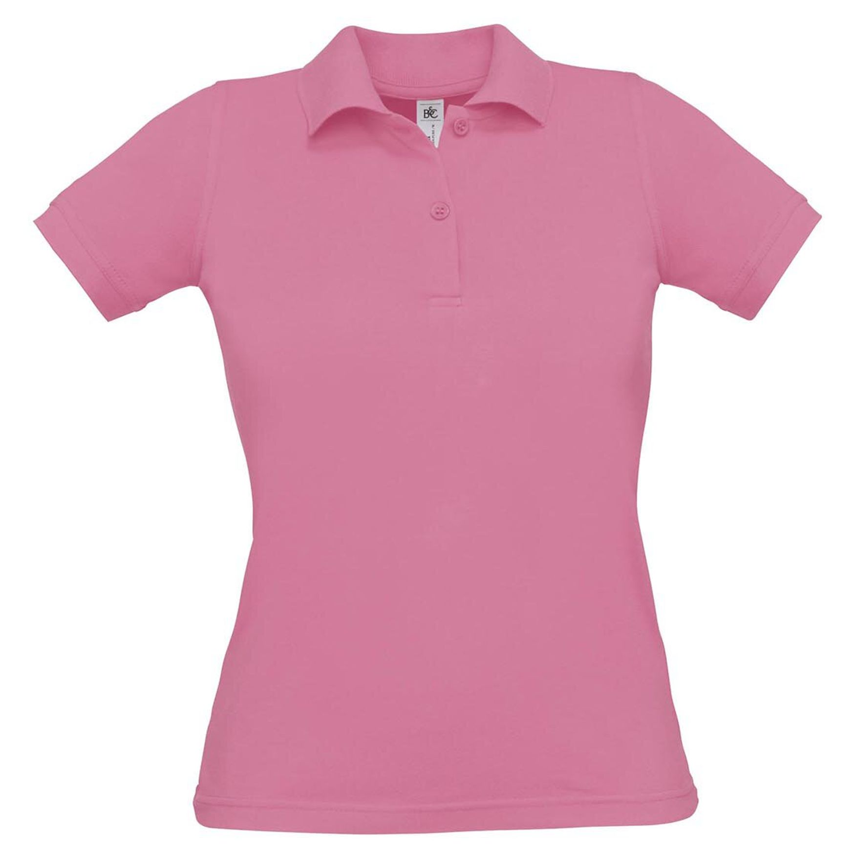 SAFRAN PURE WOMEN Polo coton piqué ringspun pw455 - Pixel pink
