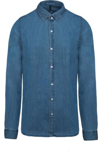 Karabin Frauen Chambrayhemd k509 - Chambray blue