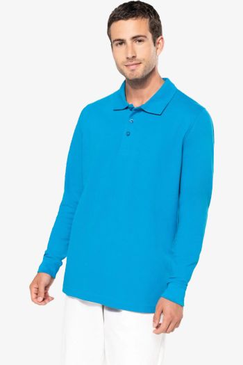 Image produit Polo de malha comprida homem k256