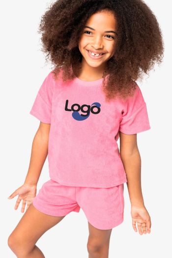 Image produit Girl's ns319 terry towel t-shirt