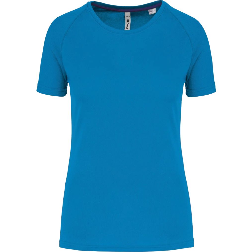 Image produit Camiseta de esportes com gola redonda reciclada mulher pa4013