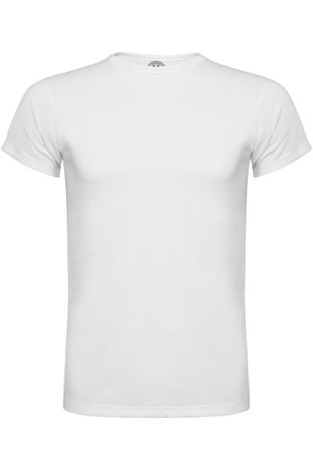 Sublima polyester cotton t-shirt sublimation ca7129 - Blanc