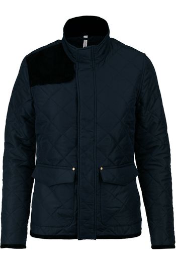Veste fyldt dame k6127 - Navy / Black