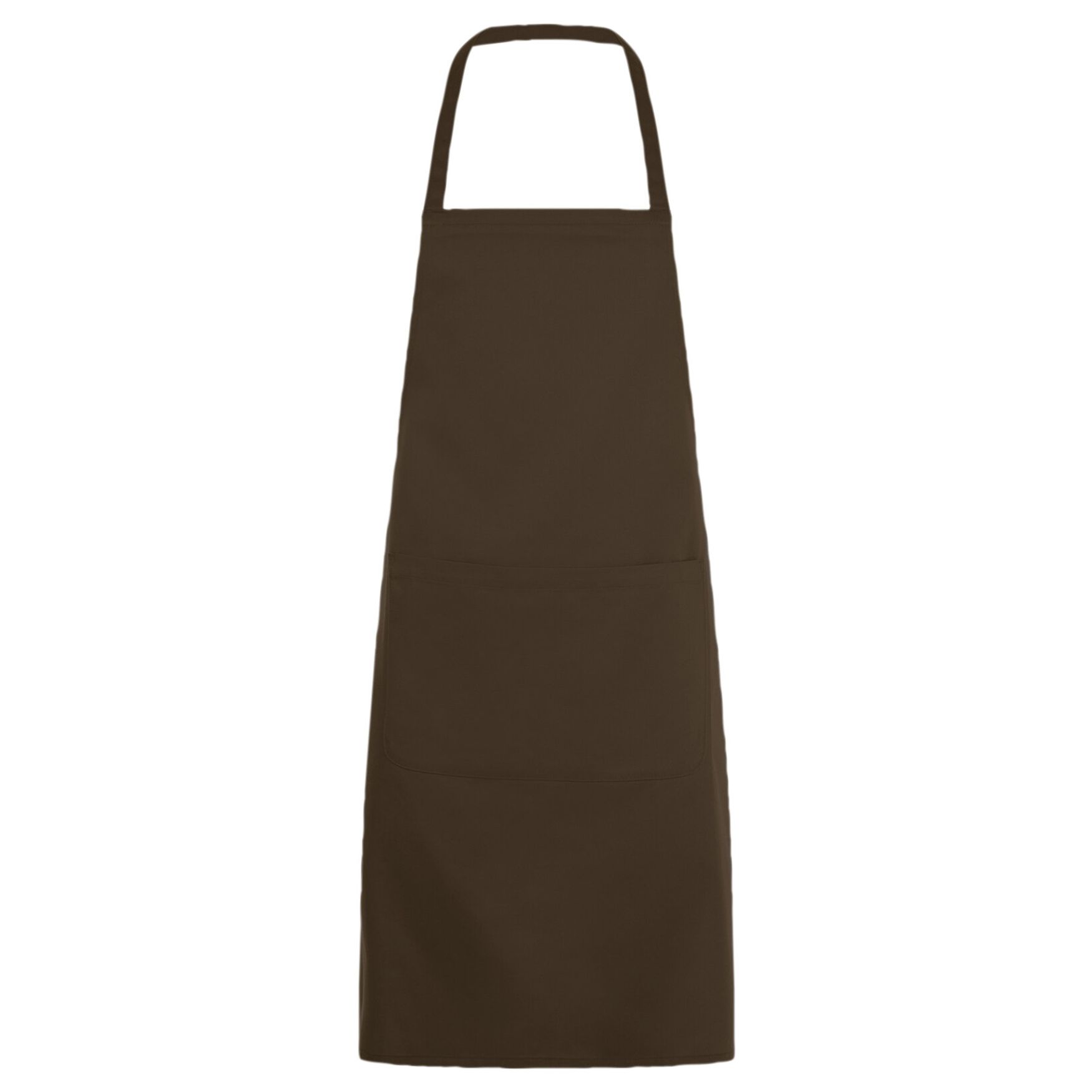 Grembiule lungo con tasca Gramercy 01744 personalizzabile - Chocolat