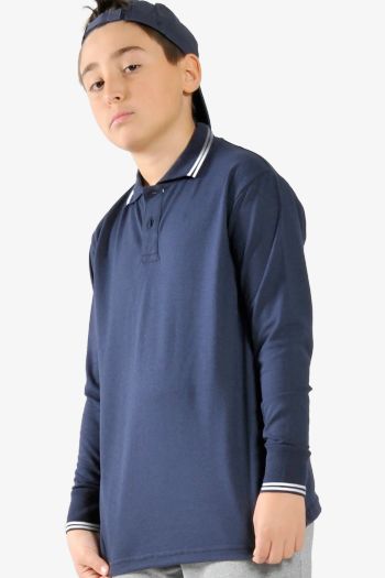 Image produit Kids long Sleeve Piqué polo Shirt Polo it016