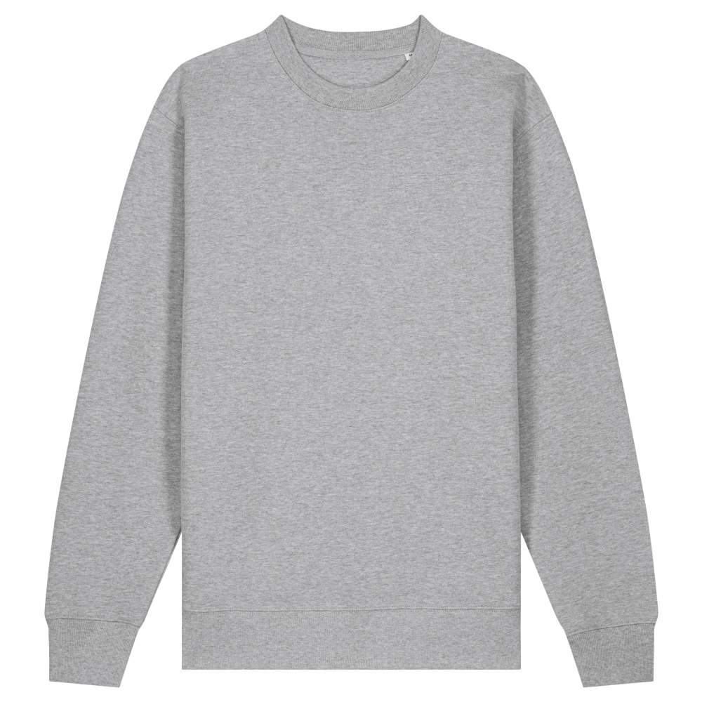 Cambio 2.0 Maglione in cotone biologico personalizzazione stsu178 - Heather grey