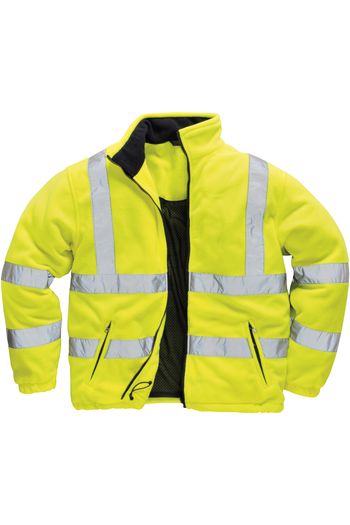 Fleece forrado com malha de alta visibilidade f300 - Yellow