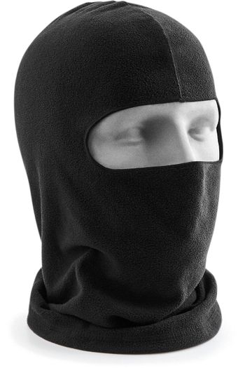 Microfleece balaclava Bonnet cagoule polyester varme b230 - Black