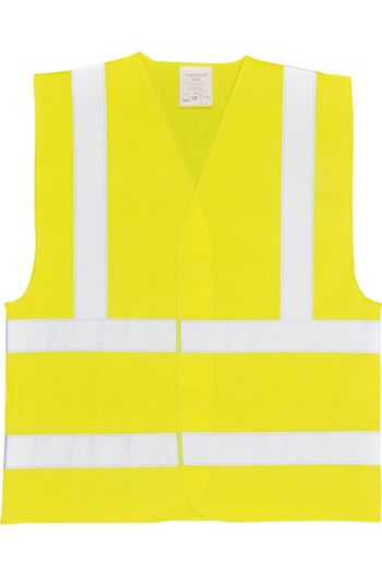 Colete de alta visibilidade com duas tiras e alças c470 - Yellow