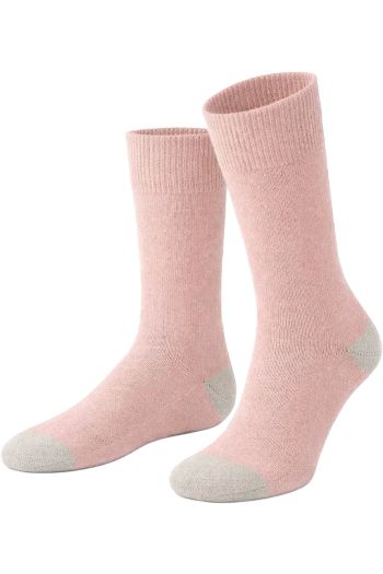 Morgan chaussettes chaussette 201 - Rose pastel / Gris perle