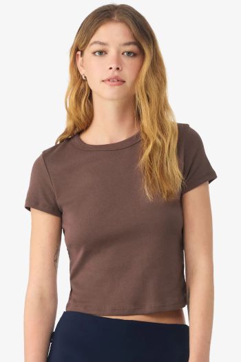 Image produit Women's micro rib baby tee 1010