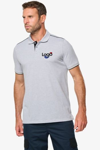 Image produit Polo day to day contrast sleeves short man wk270