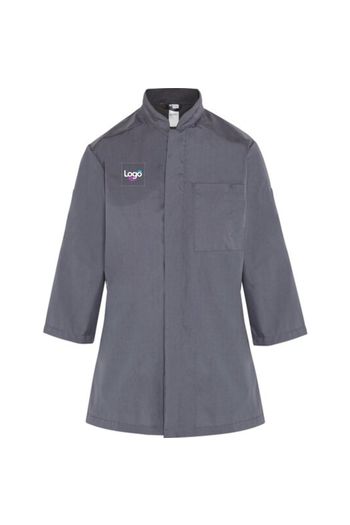 Ladies prep shirt Chemis df120f - Storm grey / Black