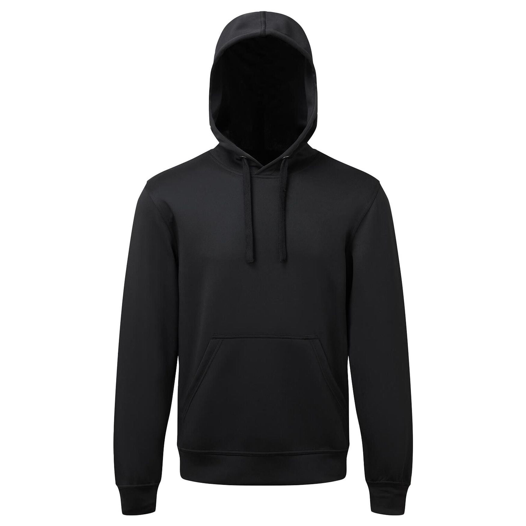 Suéter com capuz unissex tr448 personalizável broderie - Black