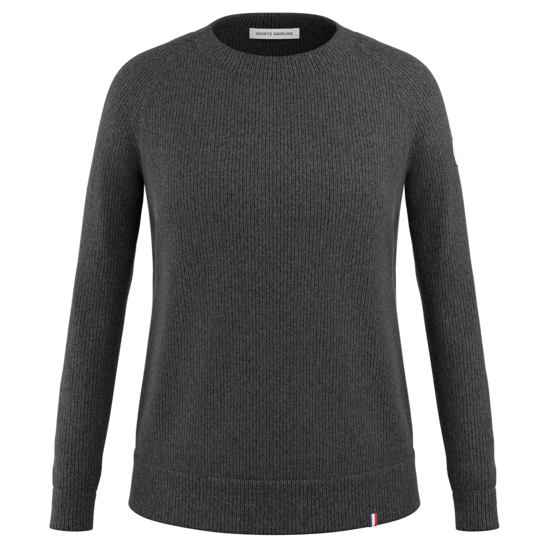 Pull Marie Laine Mérinos 502 - Gris orage chiné