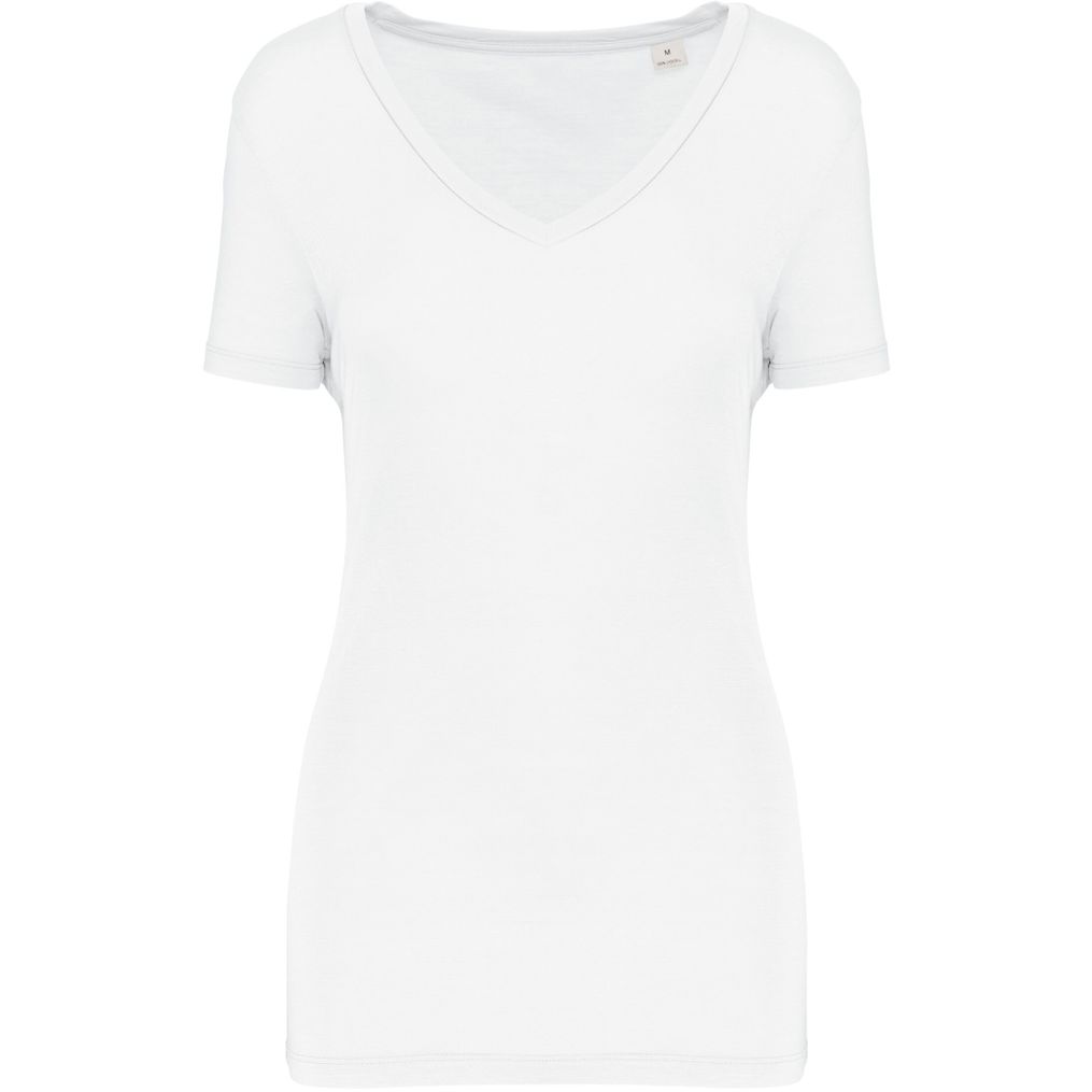 Image produit Camiseta de lyocell tencel™ col V kns323