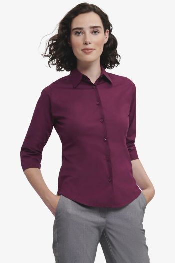 Image produit Chemise Stretch Ajustée Manches Femme Camisa 0r946f0
